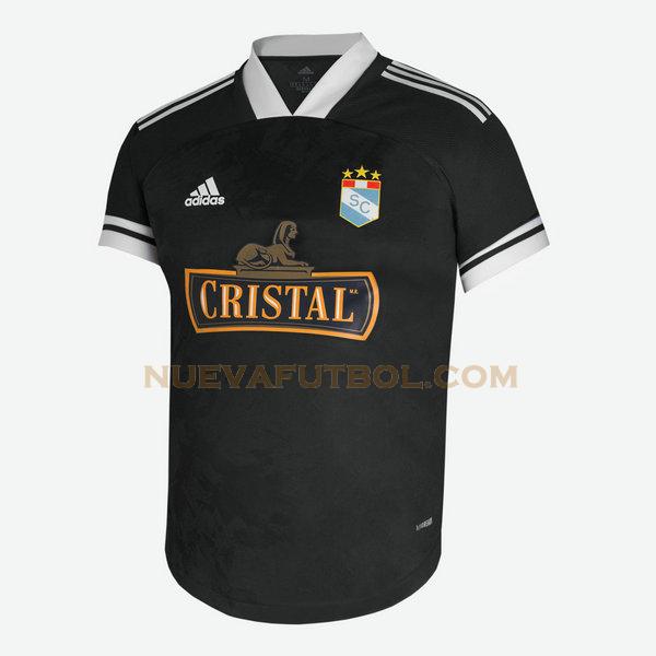 tailandia segunda camiseta sporting cristal 2021 negro hombre