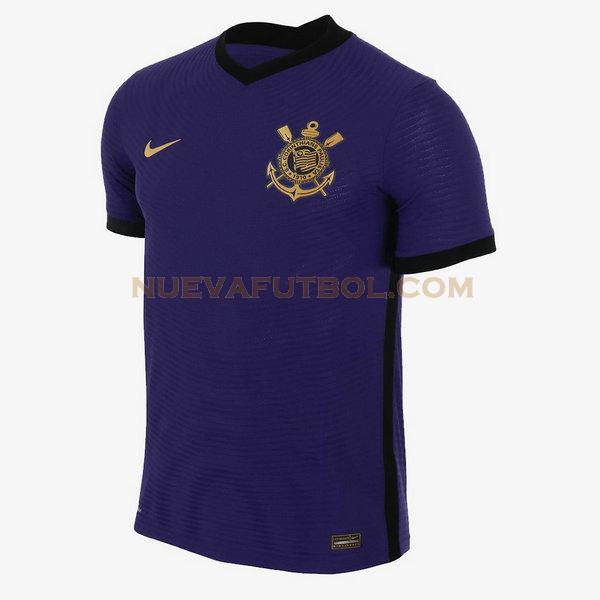 tailandia tercera camiseta corinthians paulista 2021 2022 púrpura hombre