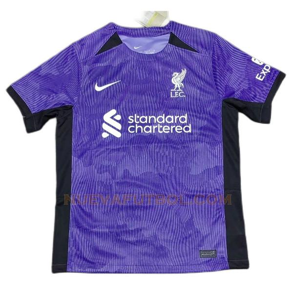 tailandia tercera camiseta liverpool 2023 2024 purple hombre