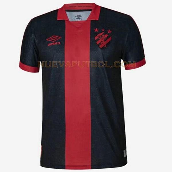 tailandia tercera camiseta sport recife 2023 2024 negro rojo hombre