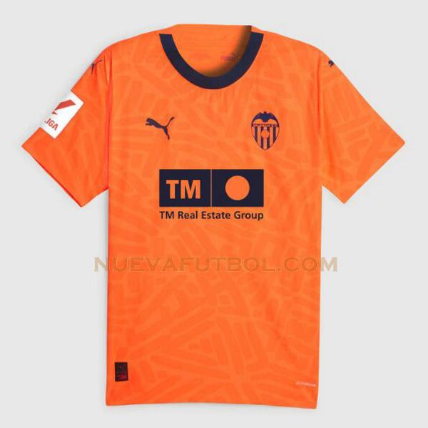 tailandia tercera camiseta valencia 2023 2024 naranja hombre