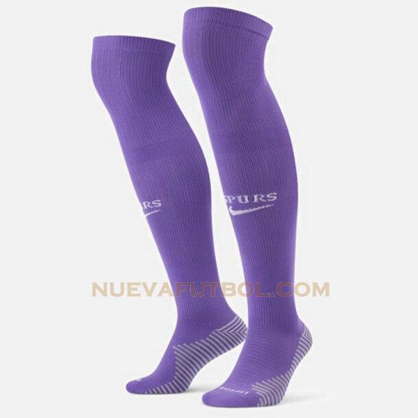 tercera calcetines tottenham hotspur 2021 2022 púrpura hombre