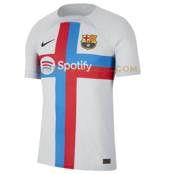tercera camiseta barcelona 2022 2023 blanco hombre