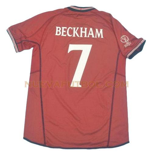 tercera camiseta beckham 7 inglaterra 2002 hombre