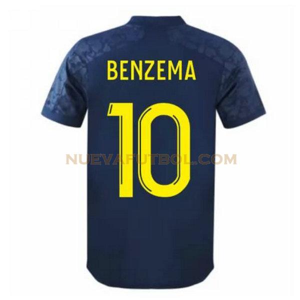 tercera camiseta benzema 10 lyon 2020-2021 hombre