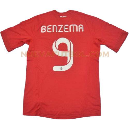 tercera camiseta benzema 9 real madrid 2011-2012 hombre