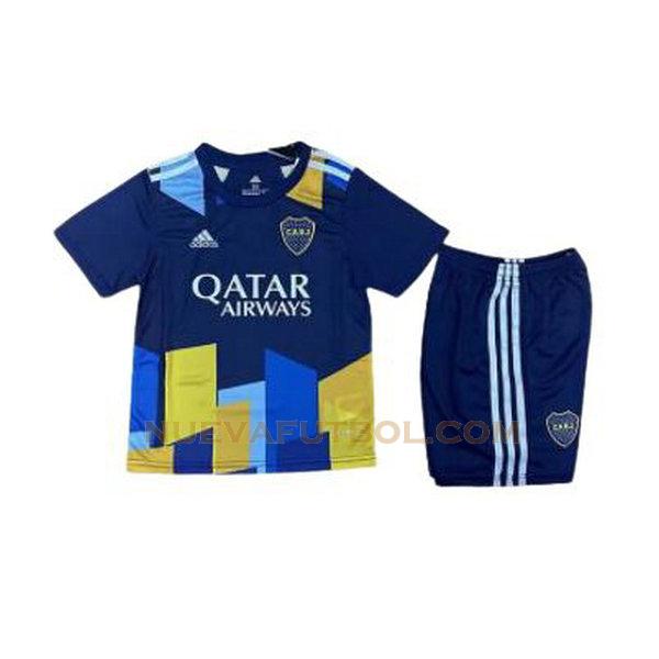 tercera camiseta boca juniors 2021 2022 azul niño