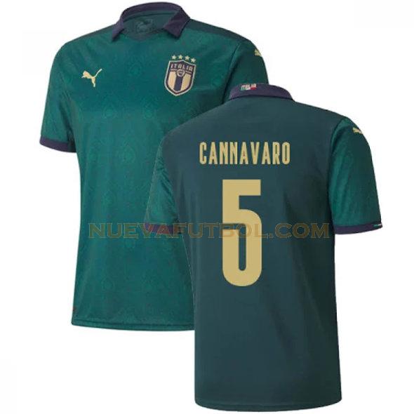 tercera camiseta cannavaro 5 italia 2020 hombre