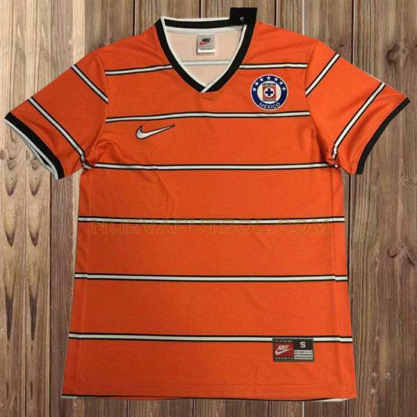 tercera camiseta cruz azul 1997 orange hombre