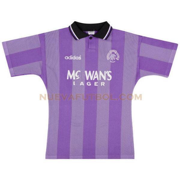 tercera camiseta glasgow rangers 1994-1995 purpura hombre