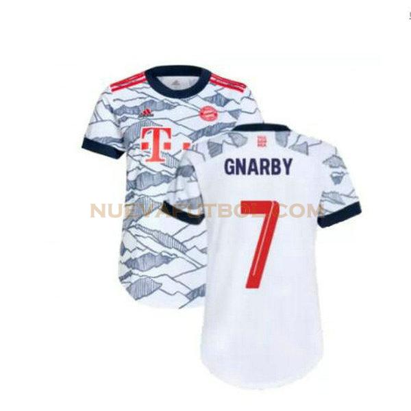tercera camiseta gnarby 7 bayern de múnich 2021 2022 gris hombre