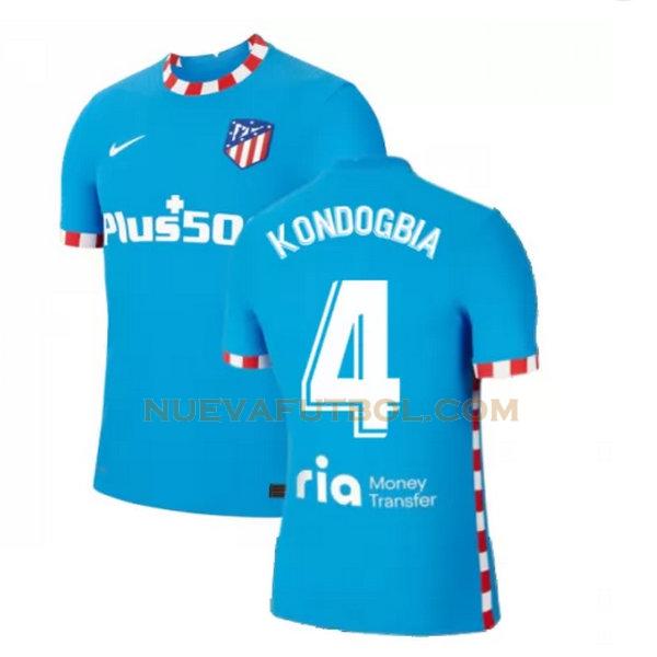 tercera camiseta kondogbia 4 atletico madrid 2021 2022 azul hombre