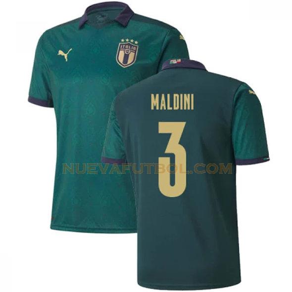 tercera camiseta maldini 3 italia 2020 hombre