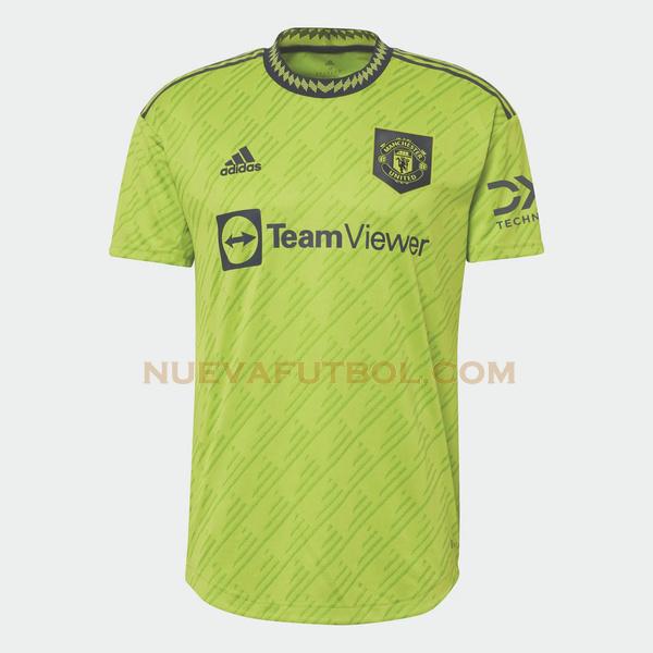 tercera camiseta manchester united 2022 2023 verde hombre