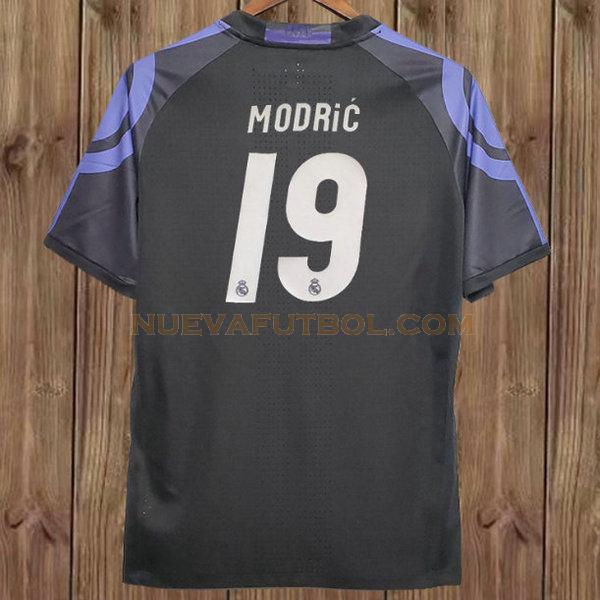 tercera camiseta modric 19 real madrid 2016-2017 negro hombre