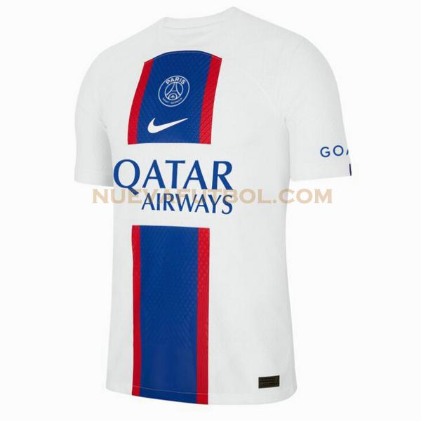 tercera camiseta paris saint germain 2022 2023 blanco hombre