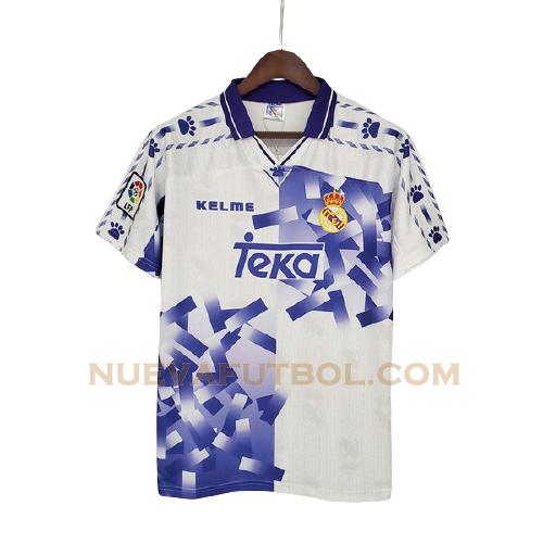 tercera camiseta real madrid 1996 97 blanco hombre
