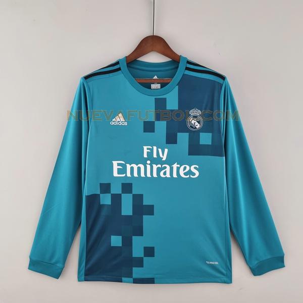 tercera camiseta real madrid ml 2017 2018 azul hombre