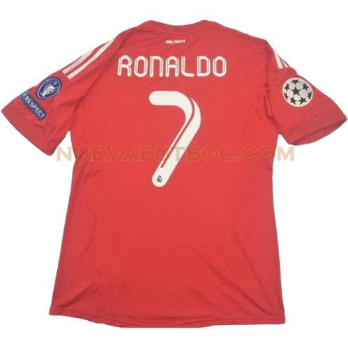 tercera camiseta ronaldo 7 real madrid 2011-2012 hombre