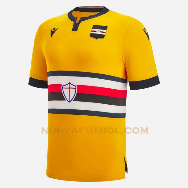 tercera camiseta sampdoria 2022 2023 amarillo hombre
