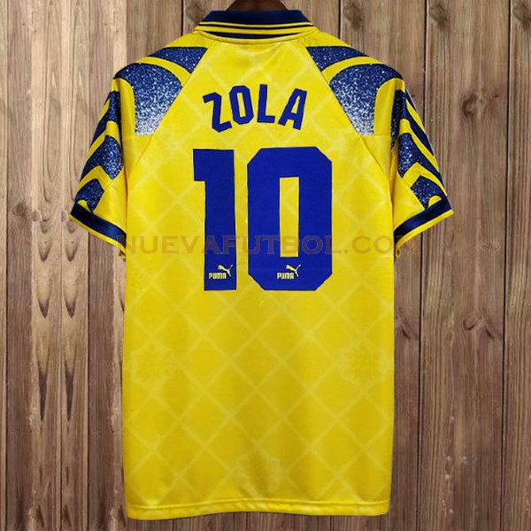 tercera camiseta zola 10 parma 1995-1997 amarillo
