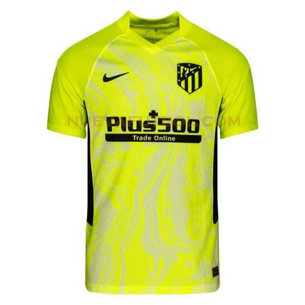 tercera equipacion camiseta atletico madrid 2020-2021 amarillo hombre