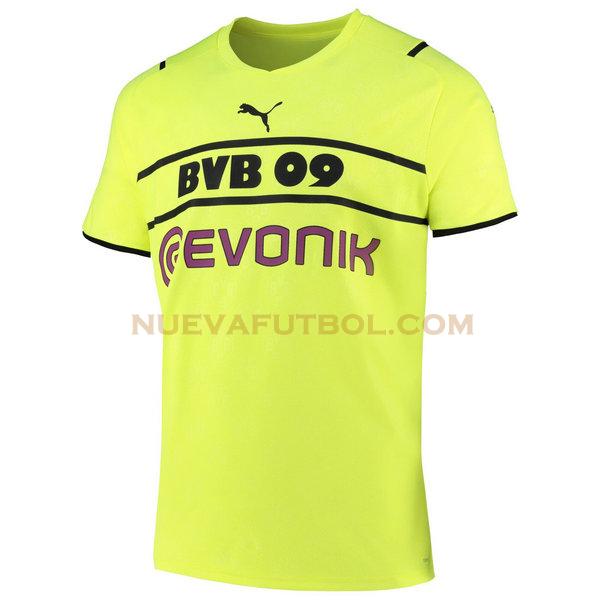 tercera equipacion camiseta borussia dortmund 2021 2022 amarillo hombre