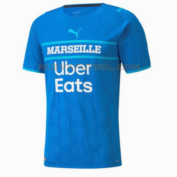 tercera equipacion camiseta marsella 2021 2022 azul hombre