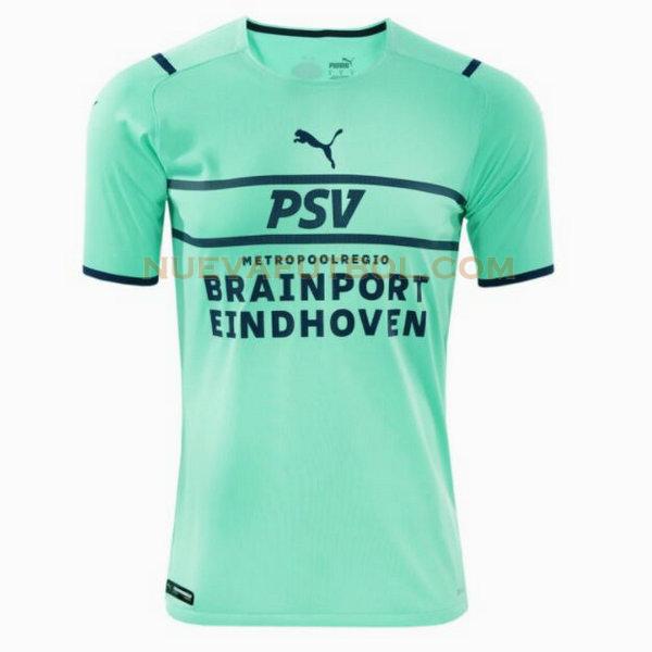 tercera equipacion camiseta psv eindhoven 2021 2022 verde hombre