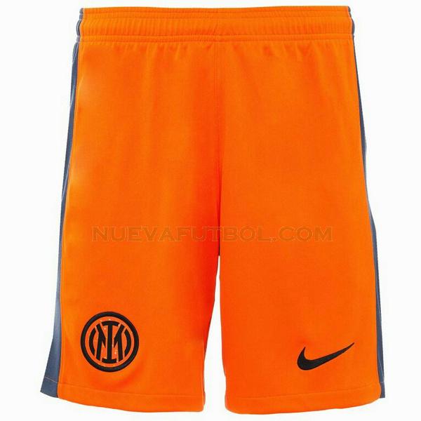 tercera pantalones cortos inter milan 2023 2024 naranja hombre