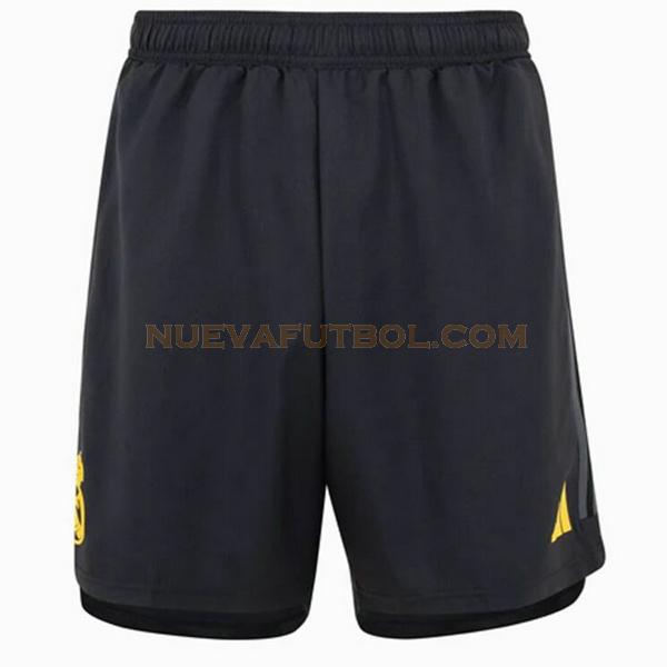 tercera pantalones cortos real madrid 2023 2024 negro hombre