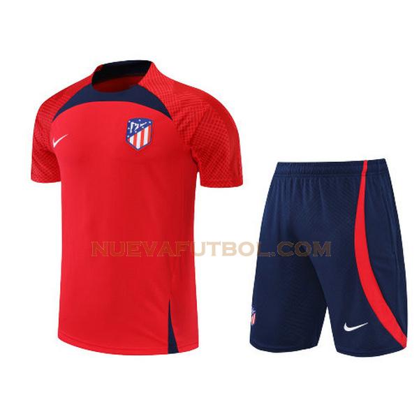 training camiseta atletico madrid conjunto 2022 2023 rojo hombre