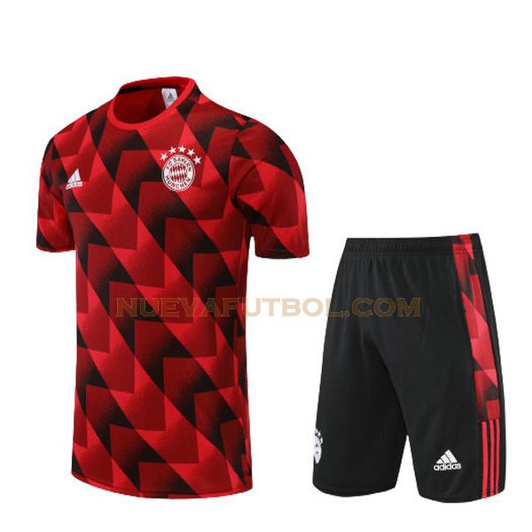 training camiseta bayern de múnich conjunto 2022 2023 rojo hombre
