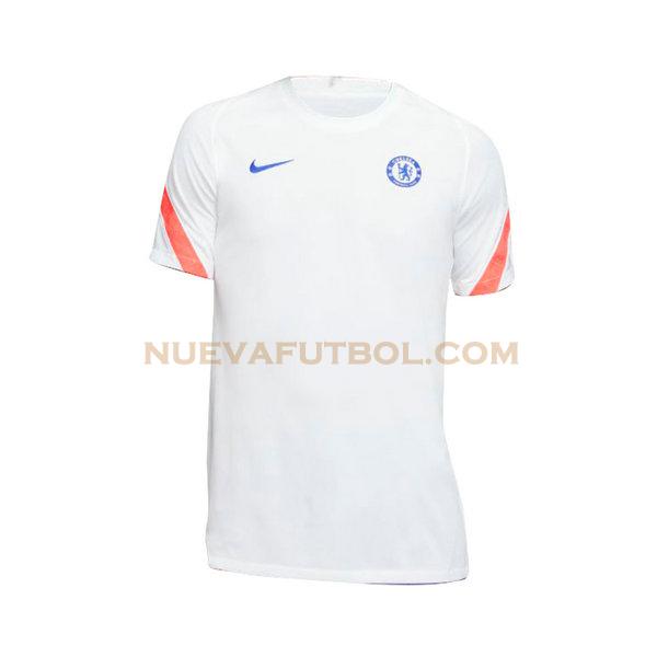 training camiseta chelsea 2020-2021 blanco hombro