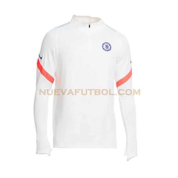 training camiseta chelsea ml 2020-2021 blanco hombro