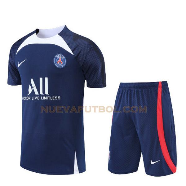 training camiseta paris saint germain conjunto 2022 2023 navy hombre