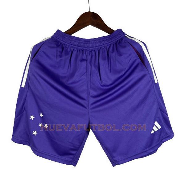 training pantalones cortos cruzeiro ec conjunto 2023 2024 purple hombre