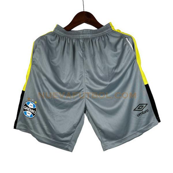 training pantalones cortos grêmio fbpa conjunto 2023 2024 gris hombre